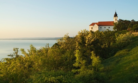 Tihany Abbey church, Lake Balaton.