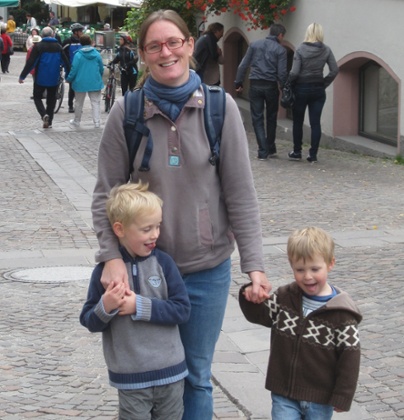 Katie Ritson and sons