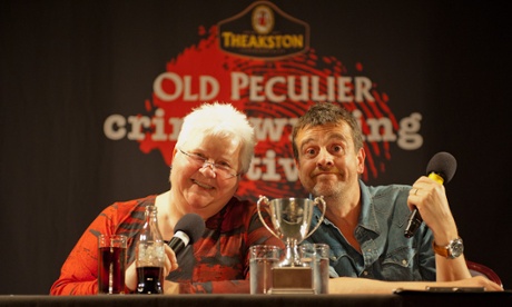 Val McDermid and Mark Billingham host a quiz at the Theakston's Old Peculier crime writing festival in Harrogate.