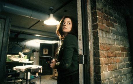 Knock, knock: Jodie Foster as Clarice Starling in the film version of The Silence of the Lambs.
