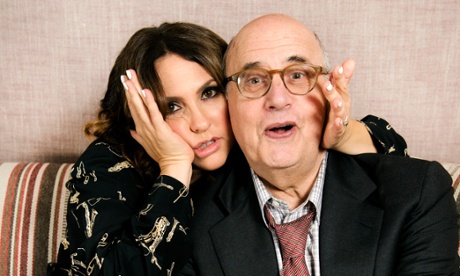 Actor Jeffrey Tambor and director Jill Soloway, promoting the TV series Transparent.