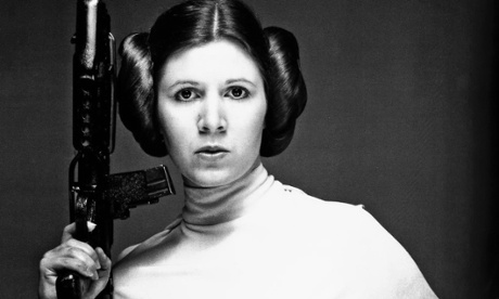 'The white polo-neck is this year's haute look' ... Carrie Fisher as Princess Leia. Photograph: Allstar/LucasFilm