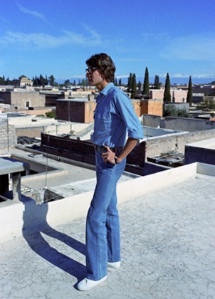 His style really bloomed in the heat ... Yves Saint Laurent in Marrakech in 1972. Photograph: Reginald Gray/Cond  Nast Archive/Corbis