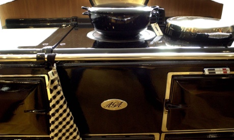 Aga cooker in a Knightsbridge shop. The firm's operating profits climbed 17% to £9.6m last year. 