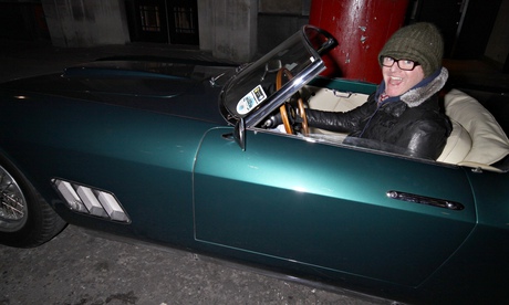 Chris Evans and his Ferrari 