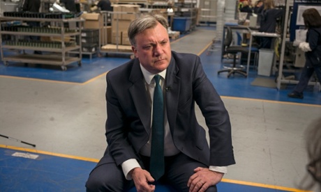 Ed Balls sitting looking forlorn