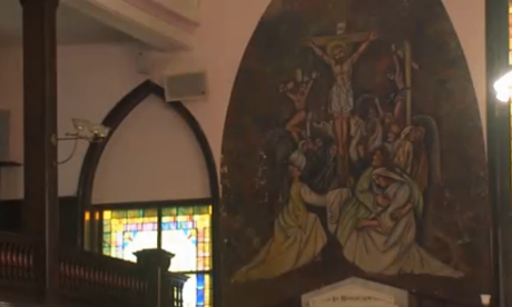 Interior of the Emanuel AME Church, Charleston.