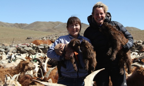 Kate Humble in Mongolia