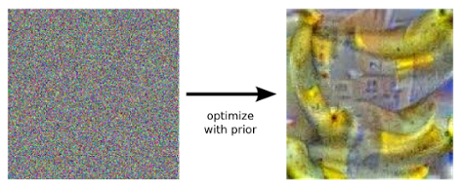 Before: noise; after: banana.