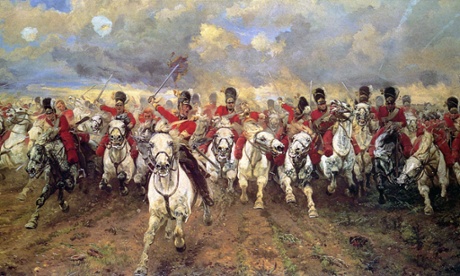 … a detail from Scotland Forever, by Elizabeth Thompson,Lady Butler's 1881