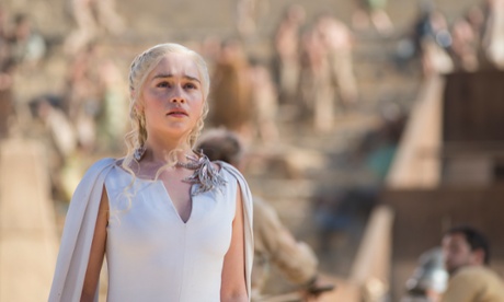 Emilia Clarke in Game of Thrones.