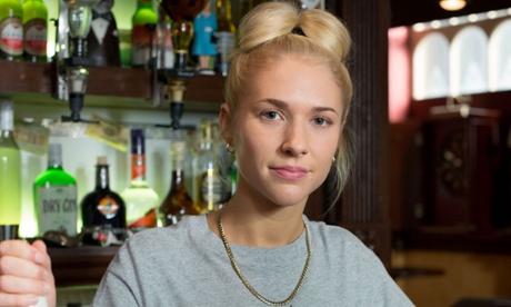Maddy Hill as Nancy Carter in the Queen Vic.