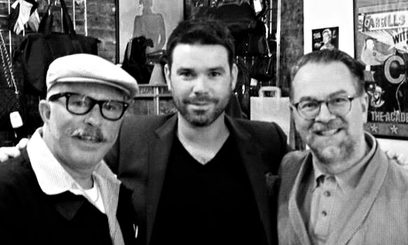 Dave Berry with Ian and Ian of Hunky Dory