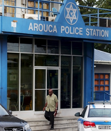 Jack Warner leaves the Arouca police station in East Trinidad on 15 June.