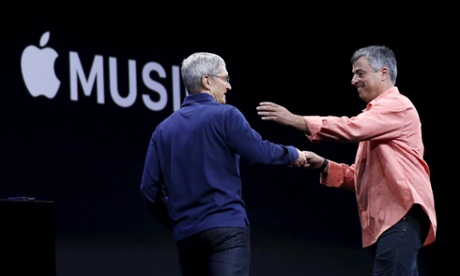 Tim Cook and Eddy Cue