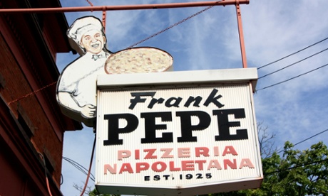 The king of ‘mootz’ … Frank Pepe opened his first New Haven pizza joint in 1925.