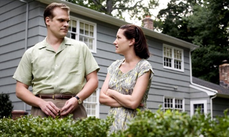 Hahn with David Harbour in Revolutionary Road.