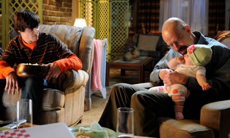 Walter White Jr, Walter White and baby Holly