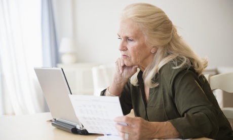 Older woman with laptop