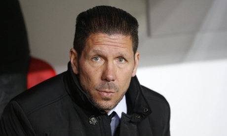 The Atlético Madrid coach, Diego Simeone, whose dogs were revealed to be bigger than those owned by Álvaro Arbeloa.