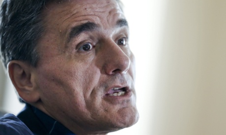 Greek deputy foreign minister and coordinator of the negotiating team for the talks between Greece and its international lenders, Euclid Tsakalotos.
