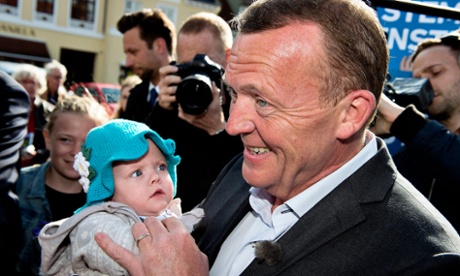 epa04807143 Lars Loekke Rasmussen during a campaign event in Koege, Denmark, 18 June 2015. Danes go to the polls on 18 June to elect a prime minister.  EPA/Nils Meilvang DENMARK OUT