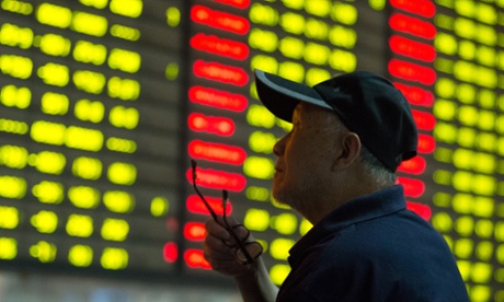 Shanghai Composite falls 13% over the past five trading sessions.