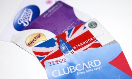 A selection of loyalty cards