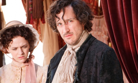 Flora Greysteels Flora (Lucinda Dryzek) and Strange (Bertie Carvel).