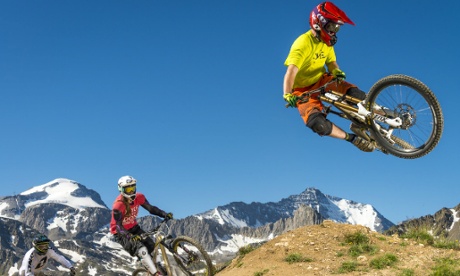 Mountain biking in Tignes