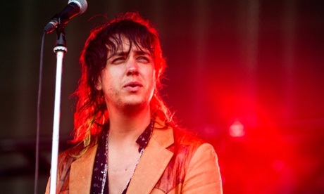 Neon mullet … Julian Casablancas of The Strokes.