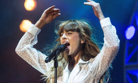 Foxes performing on the BT Big Top stage at the Isle of Wight festival 2015