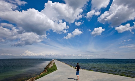 The pier at Amager Strandpark, Copenhagen, Denmark