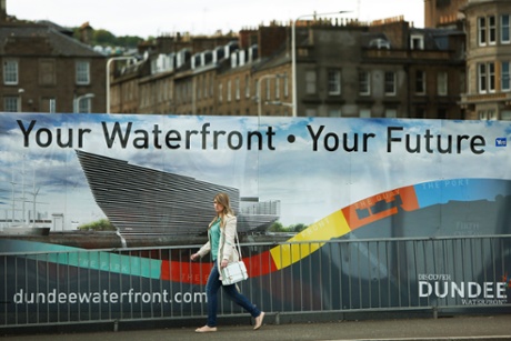 Construction work has begun on the new V&A Dundee museum of design.
