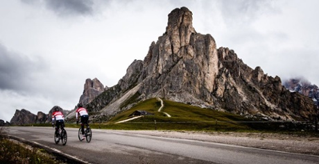 Cycling in the Dolomites