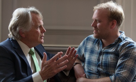 Lord Dobbs with Stuart Heritage.