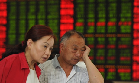 Chinese shares suffer worst week since 2008.