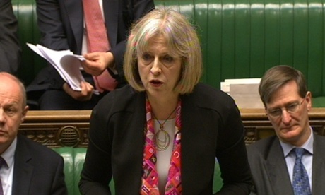 Home Secretary Theresa May gives a statement to MPs in the House of Commons, following the publication of the report by Mark Ellison QC into the Stephen Lawrence murder investigation.