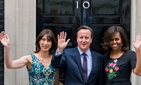 Michelle Obama on her visit to 10 Downing Street