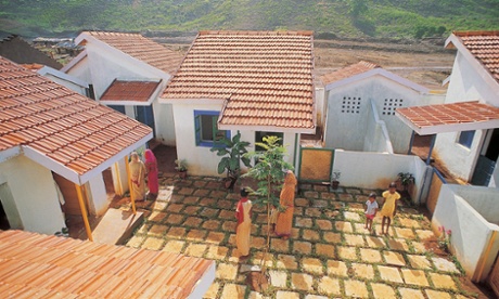 Low-cost housing in Belapur, India, designed by Charles Correa.