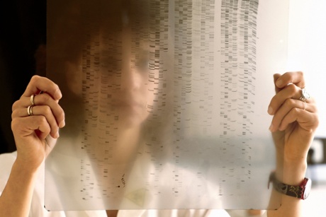 image of sequenced DNA