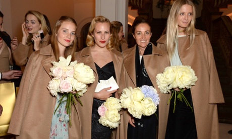 Petra Palumbo, Charlotte Dellal, Daniella Agnelli and Rebecca Corbin-Murray Max Mara VIP dinner in London - weating Max Mara.