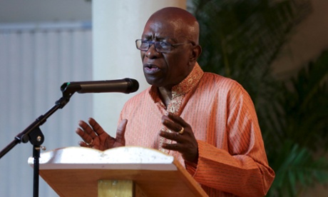 Jack Warner gives a speech in Chaguanas, Trinidad and Tobago, after the Fifa scandal erupted.