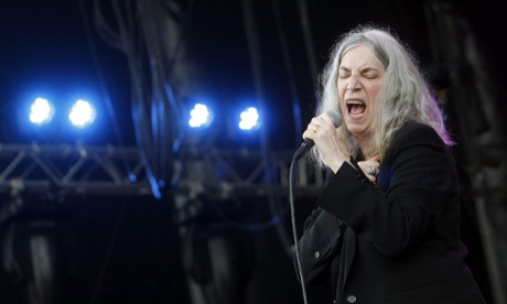 Patti Smith performs on stage during the second day of the Primavera Sound music festival.