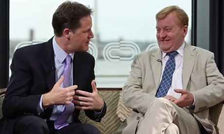 Kennedy pictured with Nick Clegg in 2010.