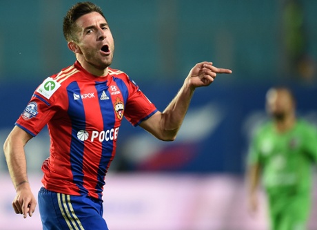 Zoran Tosic of CSKA Moscow.