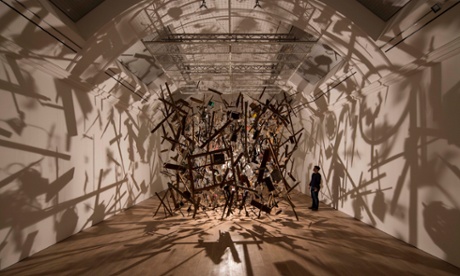 Cornelia Parker's Cold Dark Matter, The Whitworth Art Gallery, Manchester.