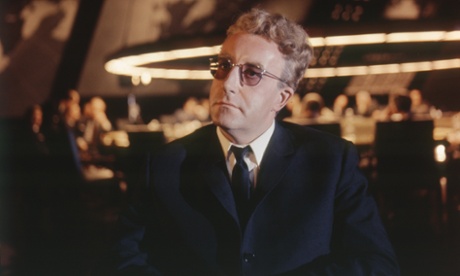 Peter Sellers on the set of Dr Strangelove or: How I Learned to Stop Worrying and Love the Bomb.