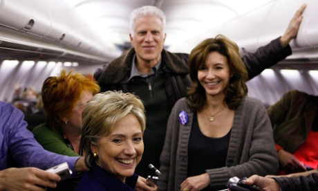 Hillary Clinton, Ted Danson and Mary Steenburgen in 2008.