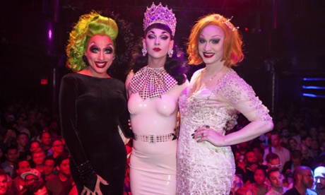 Violet Chachki, Bianca Del Rio and Jinkx Monsoon.